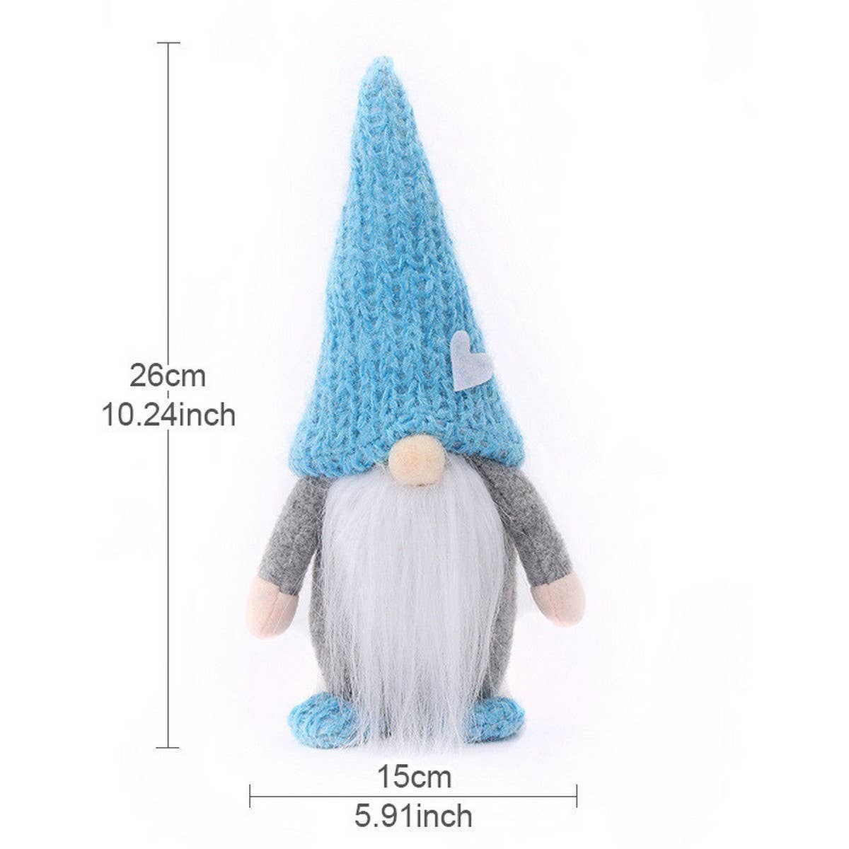 CWMM1736_10.24" Christmas Rudolph Gnome Home Decor