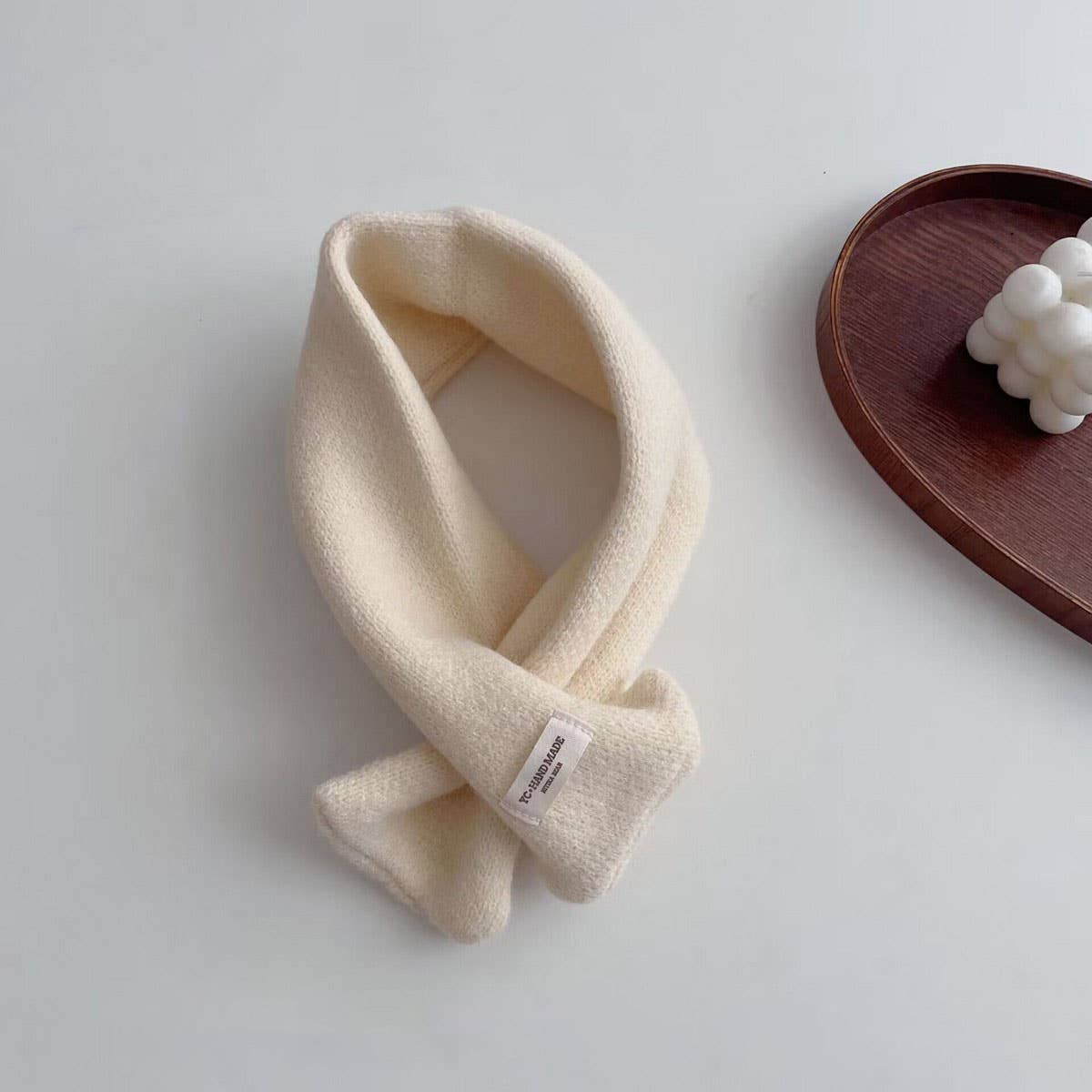 Kids Knit Scarf ? Soft Warm Cross Neck Warmer