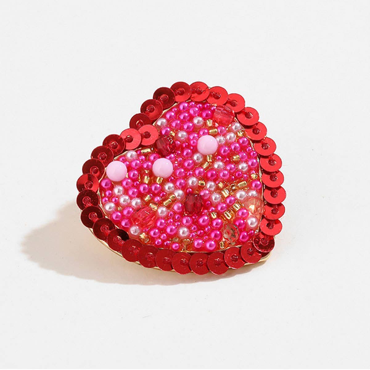 NEW LOVE PEACH STACKING NECKLACE SET FOR WOMEN