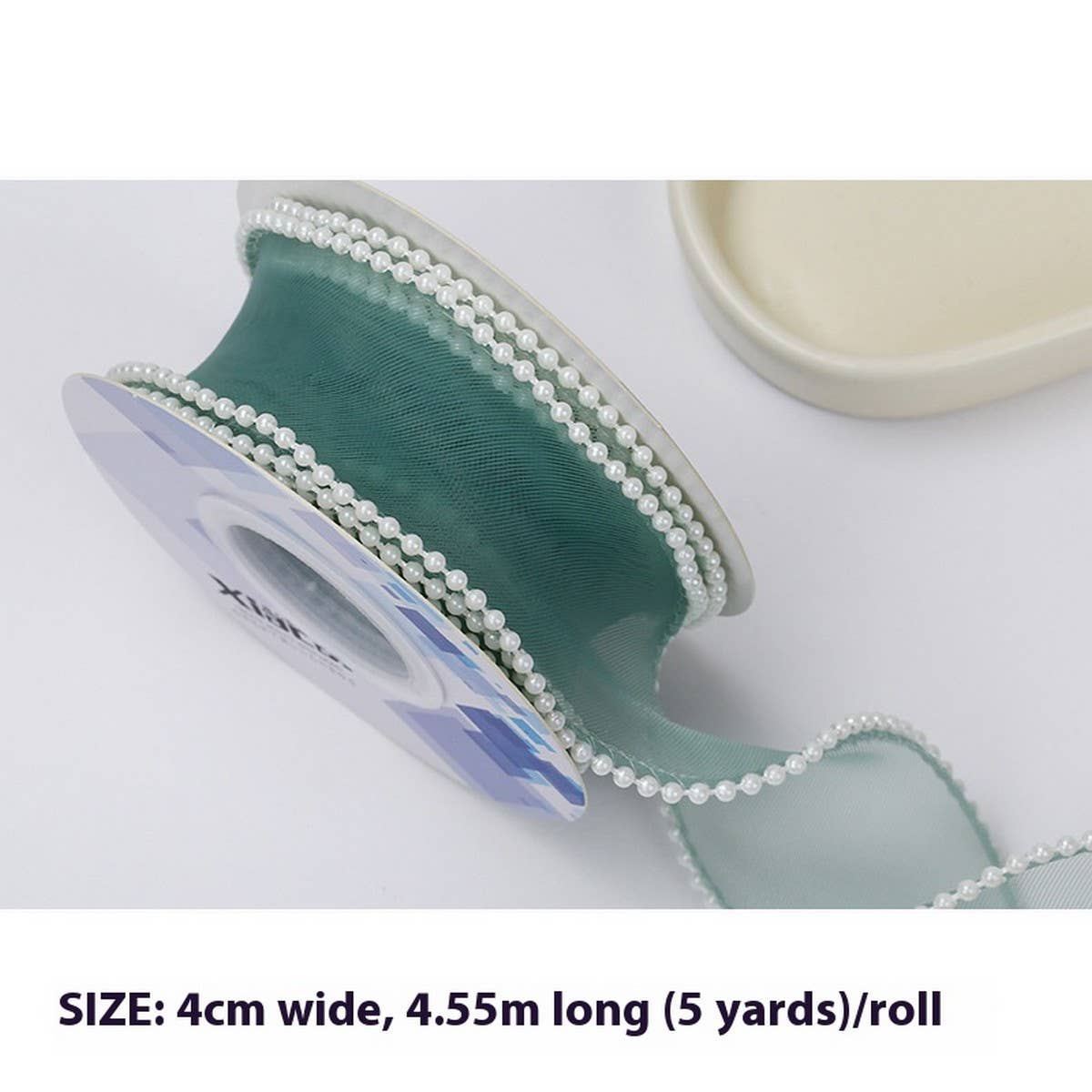 PEARL FISHTAIL YARN RIBBON WAVE YARN DIY RIBBON_CWMM5772