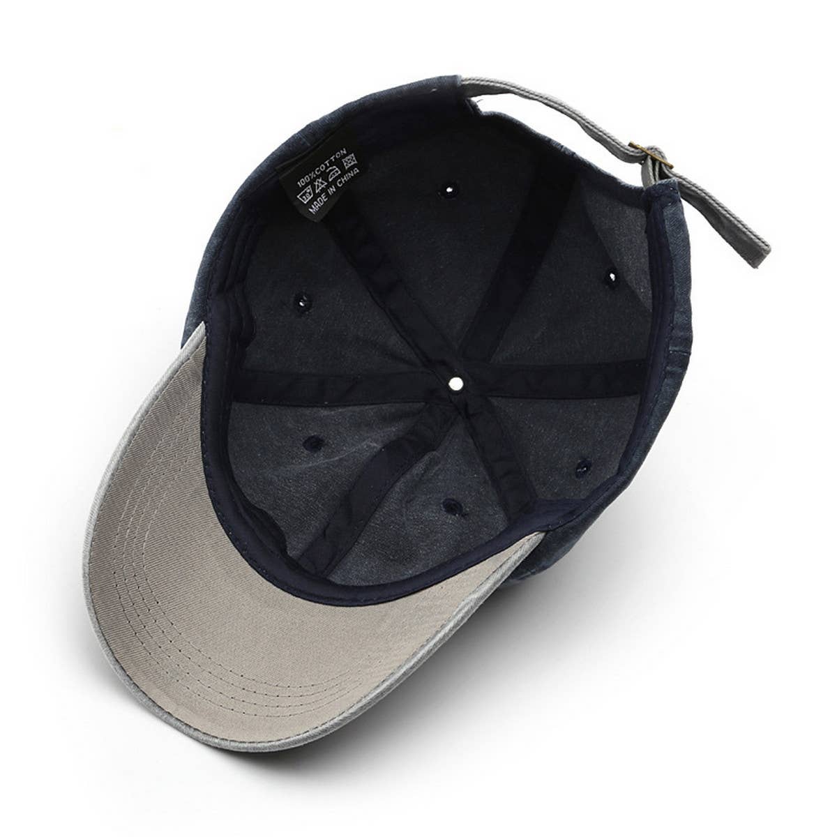 CWAH3233_TRENDY SPLICING LIGHT PLATE BASEBALL CAP