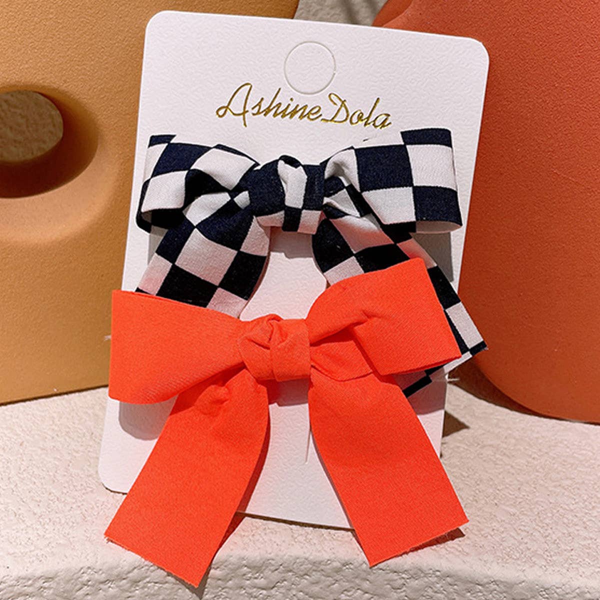 NEW SOLID COLOR CUTE BOW HAIR CLIP_CWAHA0764