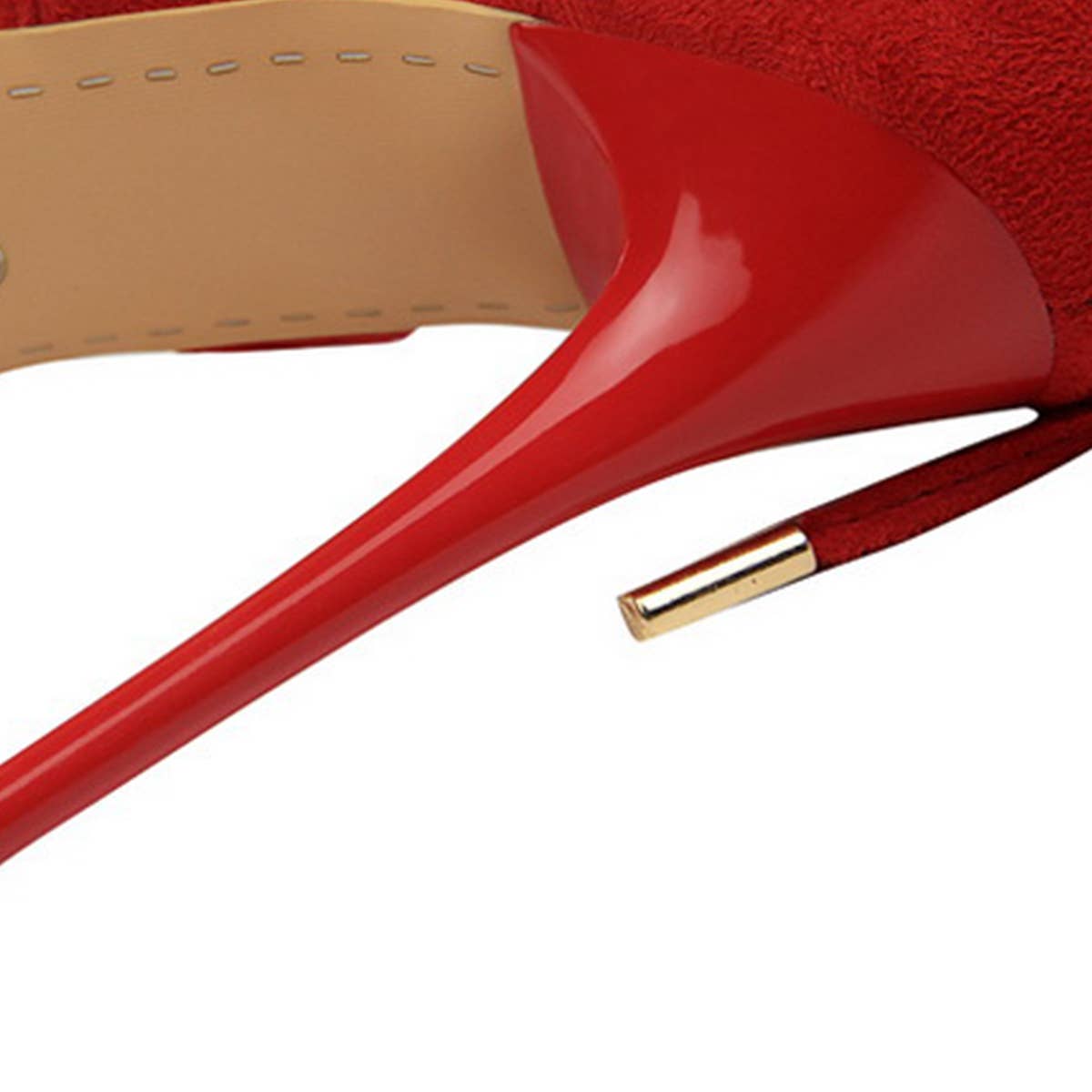 POINTED MESH LACE CROSS-STRAP PUMPS_CWSHH0081