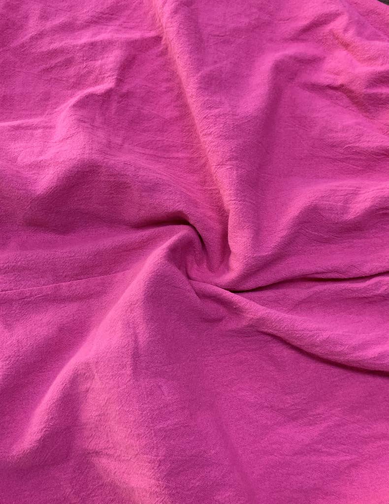 LONG SLEEVE SOLID COLOR COTTON LINEN DRESS