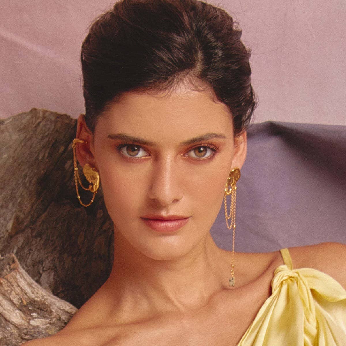 Stainless Steel Indie Elephant Earrings Elegant_CWAJE4997