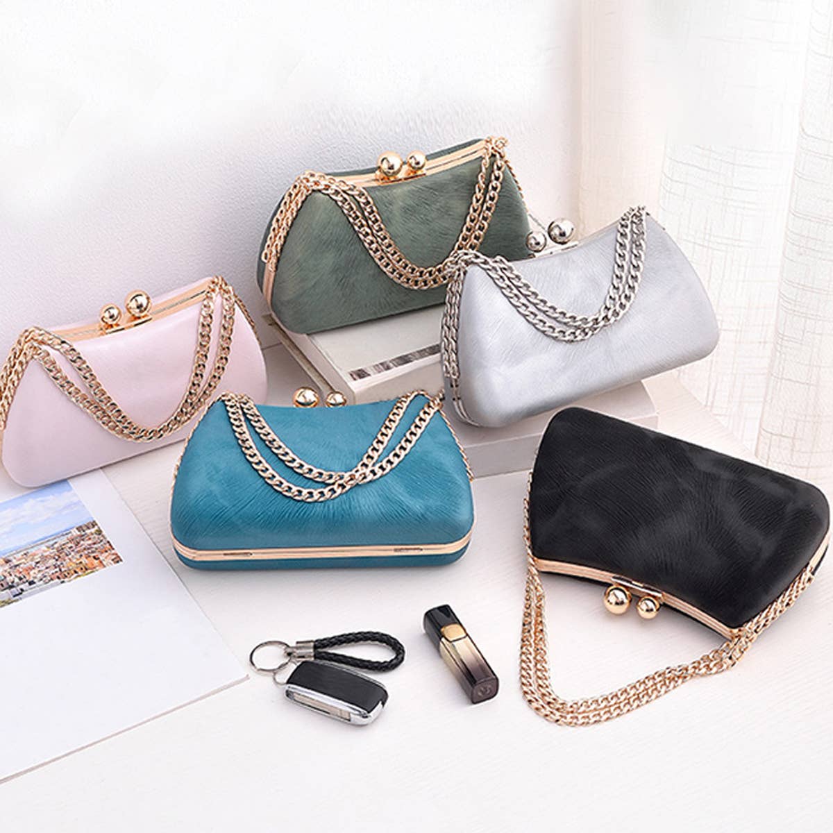 WOMEN STYLISH AND SIM PLE SHOULDOR BAG HANDBAG_CWAB0602