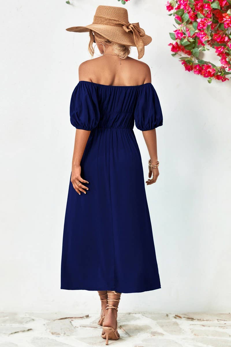 CWDMD4607_2025 NEW FRESH AND SWEET ONE-SHOULDER DRESS