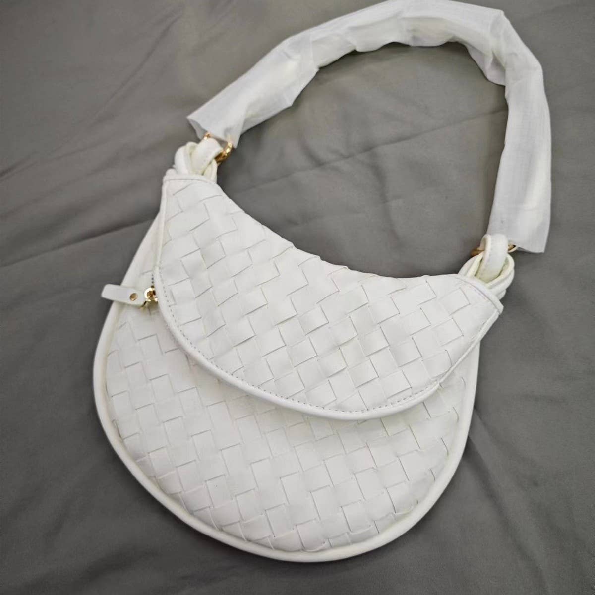 HANDMADE STRAW BAG FASHION ONE-SHOULDER ARMPIT BAG_CWAB1912