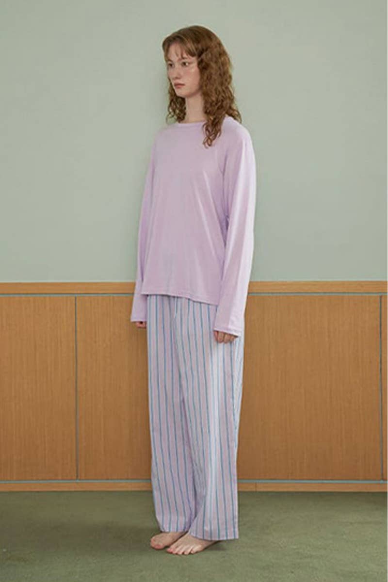 Lazy style pure cotton home wear and pajamas set