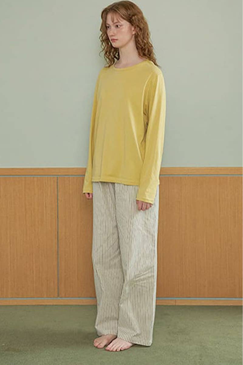 Lazy style pure cotton home wear and pajamas set