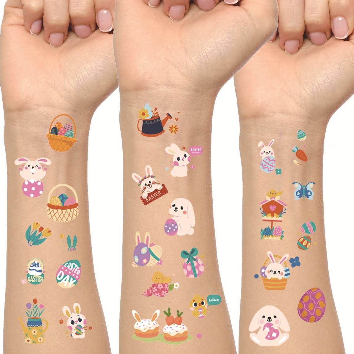 Easter Tattoos for Kids ? Bunny & Egg Stickers