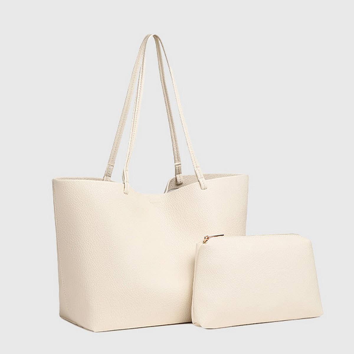 Elegant Soft Leather Solid Color Tote Set Bag£ßCWAB5112