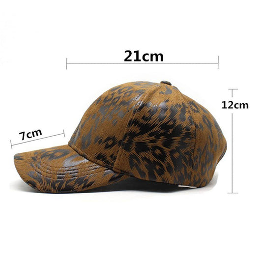 Women??¢s Leopard Print Baseball Cap - Sun Hat CWAH1091