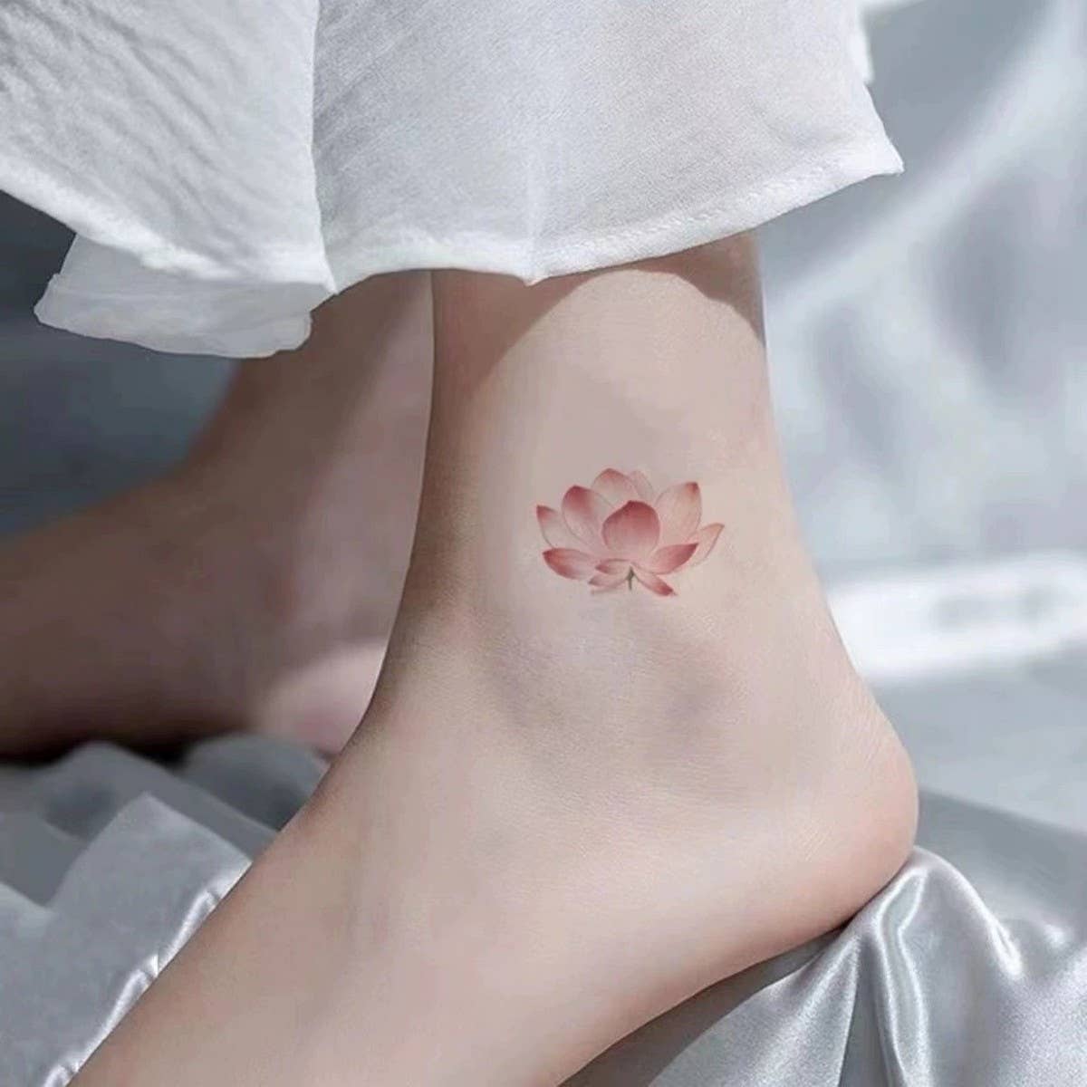 Color Lotus Tattoo Stickers ? Waterproof & Fresh