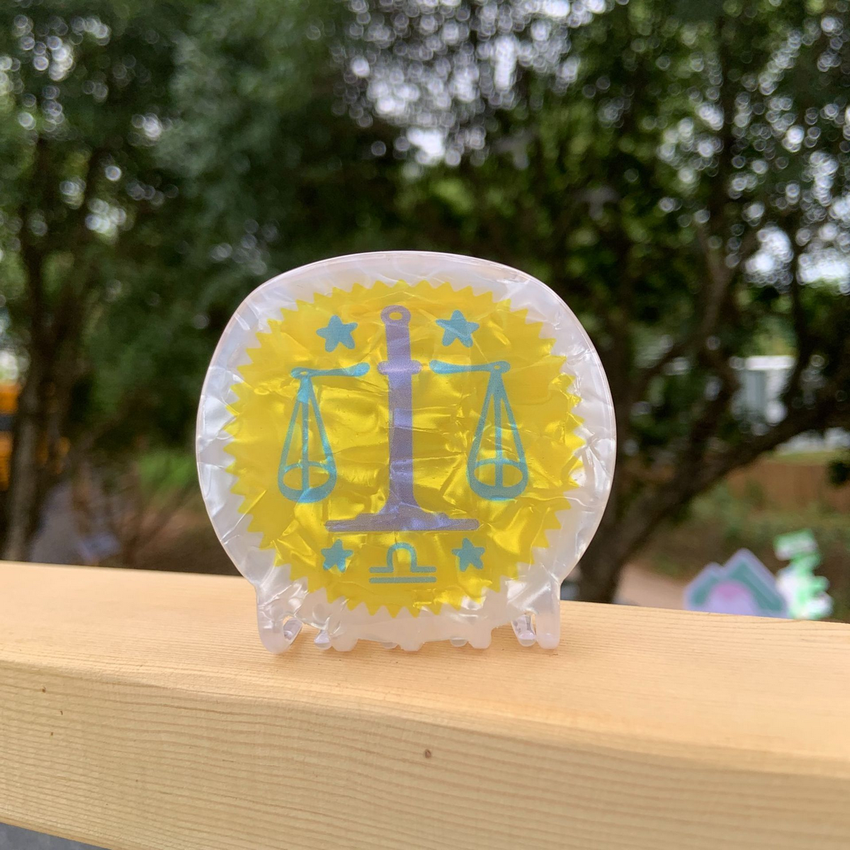 Star Sign Claw Clip ??Acrylic Cute Hair Accessor_CWAHA2141