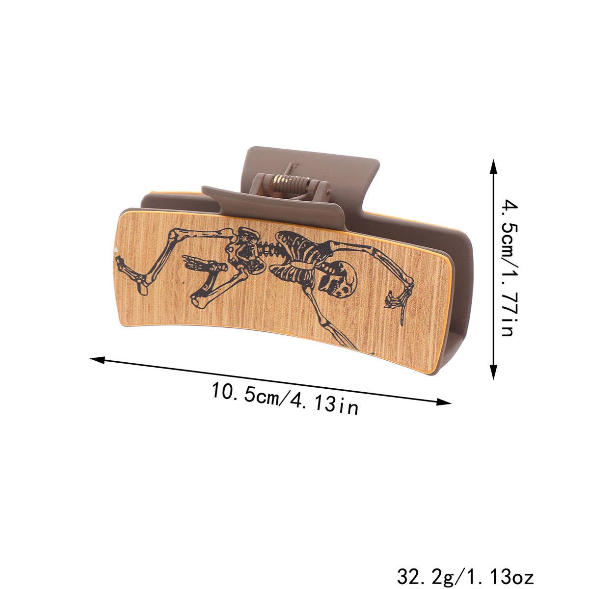 VINTAGE DARK LEATHER VINTAGE DARK LEATHER HAIRCLIP