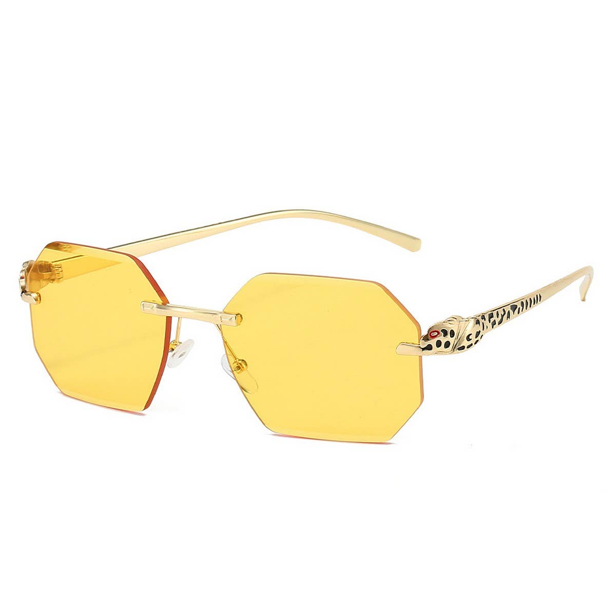 FRAMELESS POLYGONAL FASHION SUNGLASSES