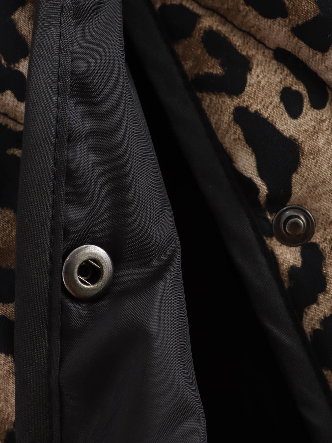 LEOPARD PRINT STREET CARDIGAN WITH POCKETS