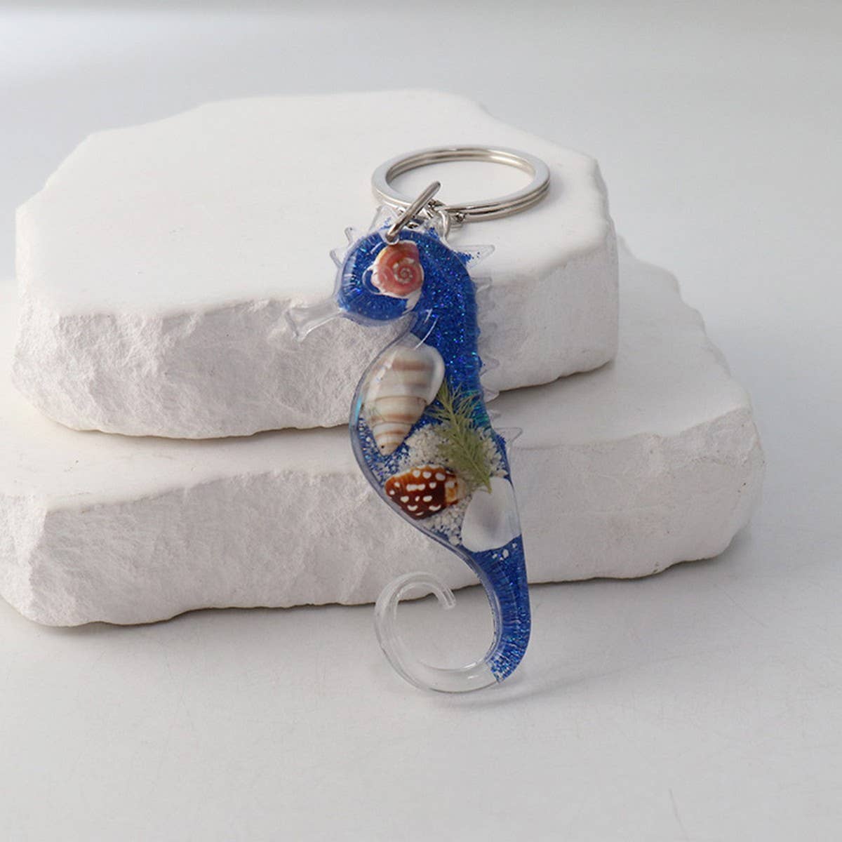 NEW CREATIVE SEAHORSE CAR KEYCHAIN PENDANT