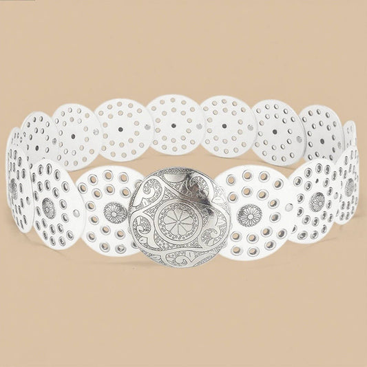 Retro individualistic exaggerated decorative belt