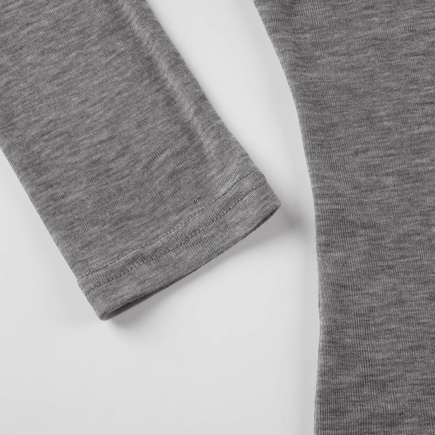 Simple long-sleeved semi-transparent blouse