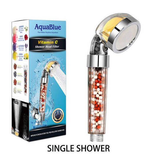 LEMON AROMA FILTER NEGATIVE ION SHOWER HEAD