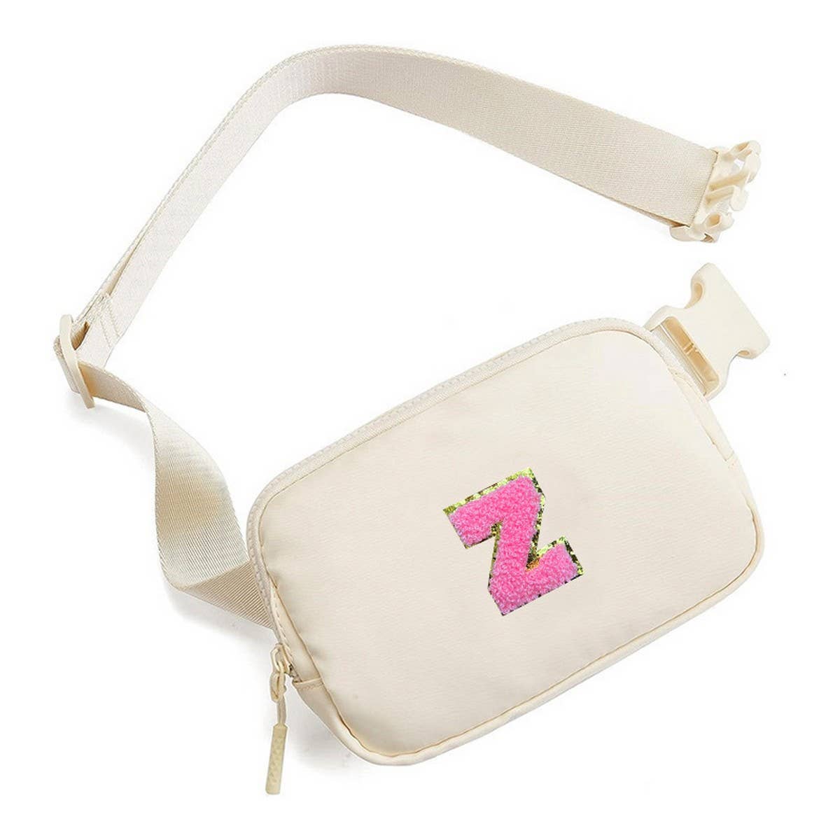 Nylon Letter Belt Bag??Adjustable Sport Waist Pack_CUAB0281