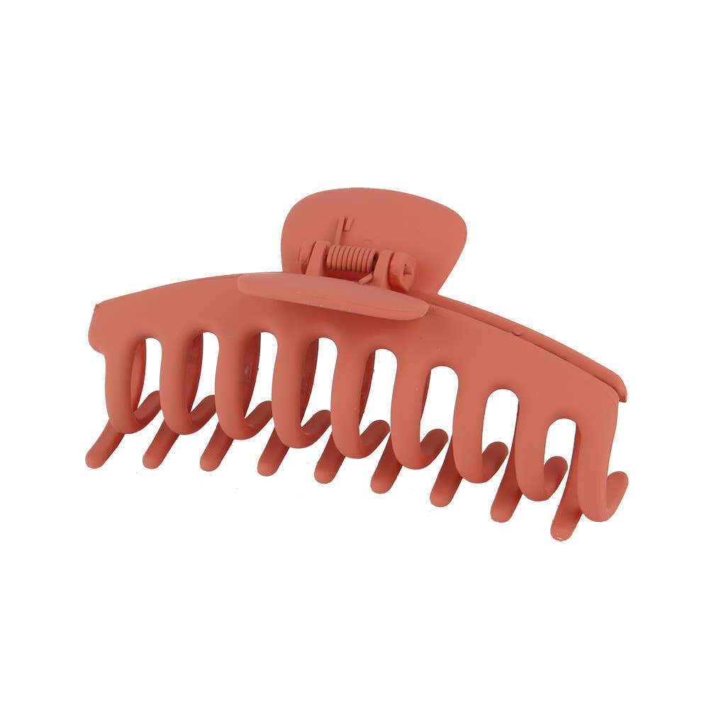 4.3" Matte PS Plastic Hair Claw Clip, Strong Hold_CWAHA0090