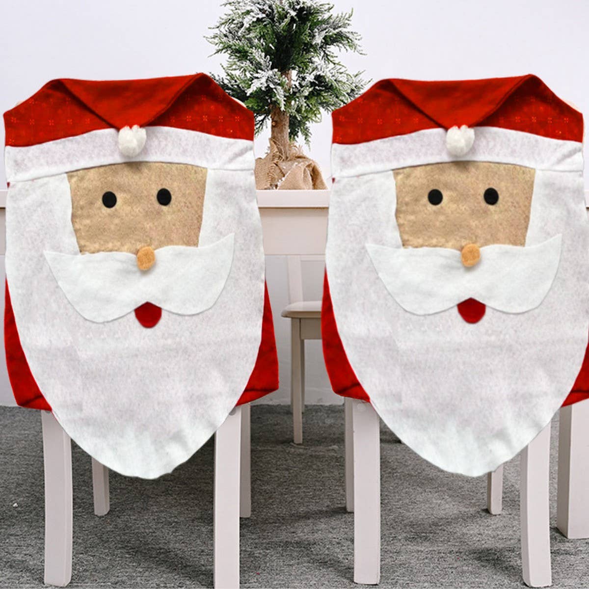 CWMM9723_CHRISTMAS DINING CHAIR SANTA CHAIR SET