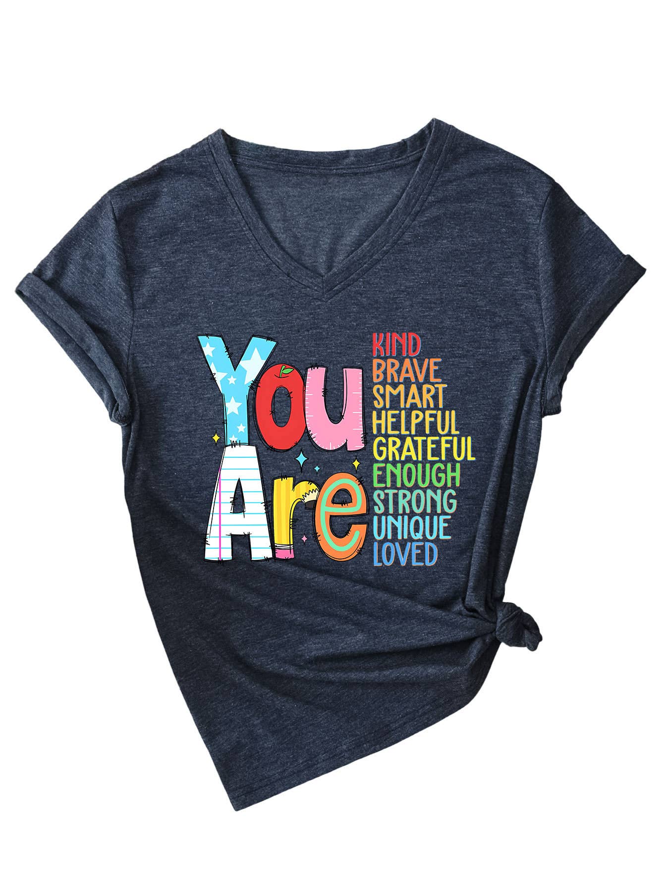 Short-sleeved you are kind brave smart T-shirt