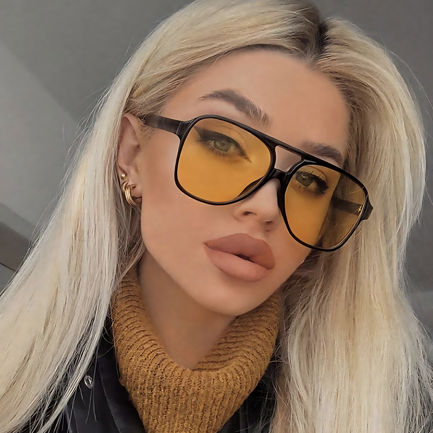 Vintage Double Bridge Aviator Sunglasses