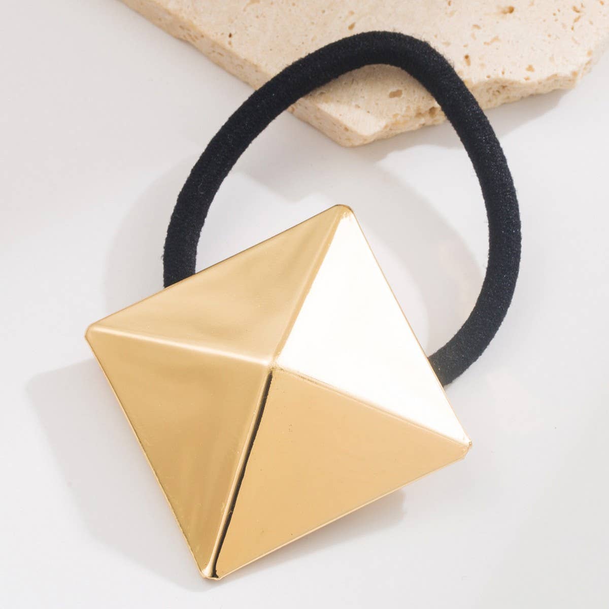 Minimalist Geometric Low Ponytail Hair Tie