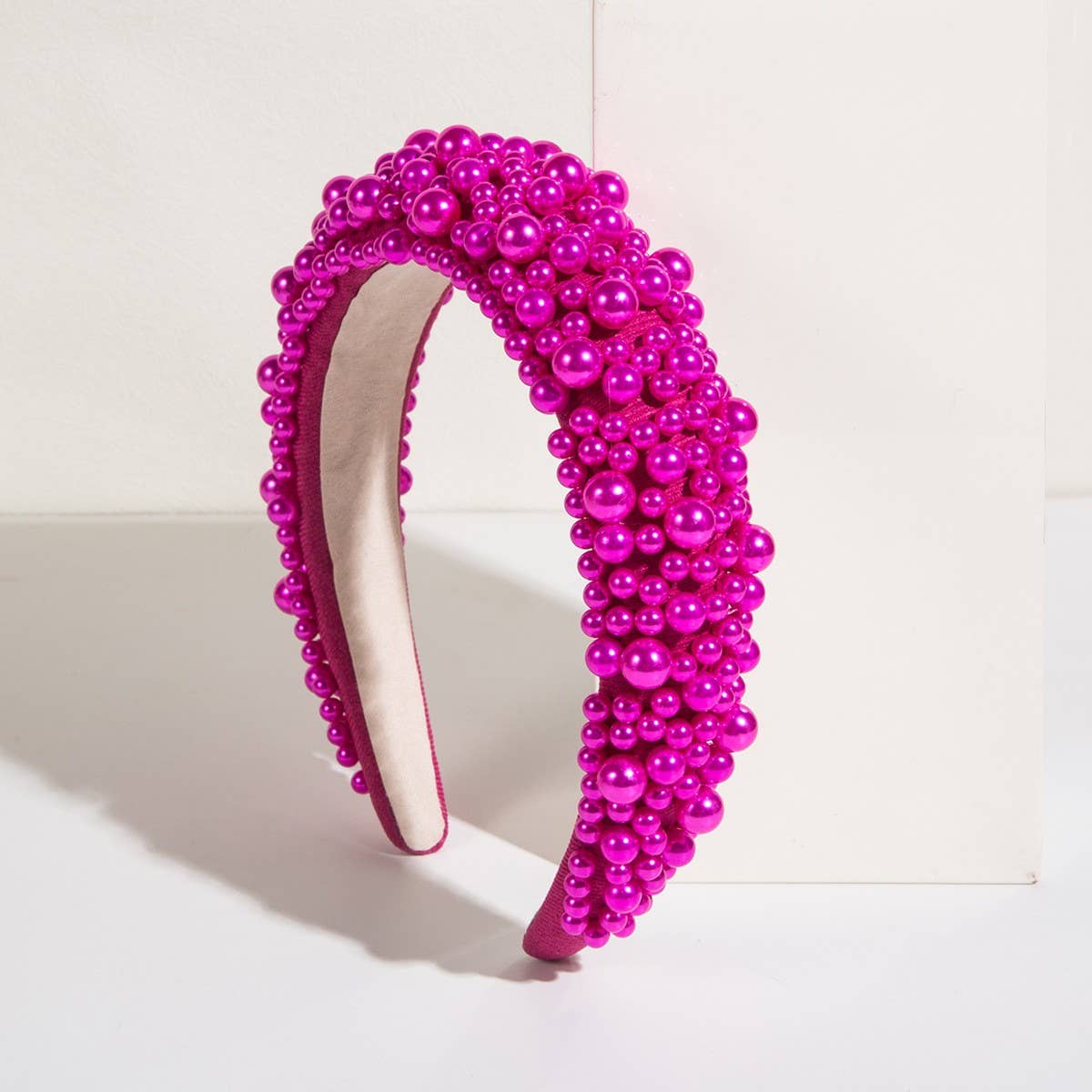 COLORED BEADS DECKED HEAD HOOP HEADBAND_CWAHA0116