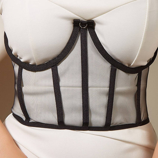 CWABE0980_COMMUTING STEEL RING HERRINGBONE SLIM WAIST BELT