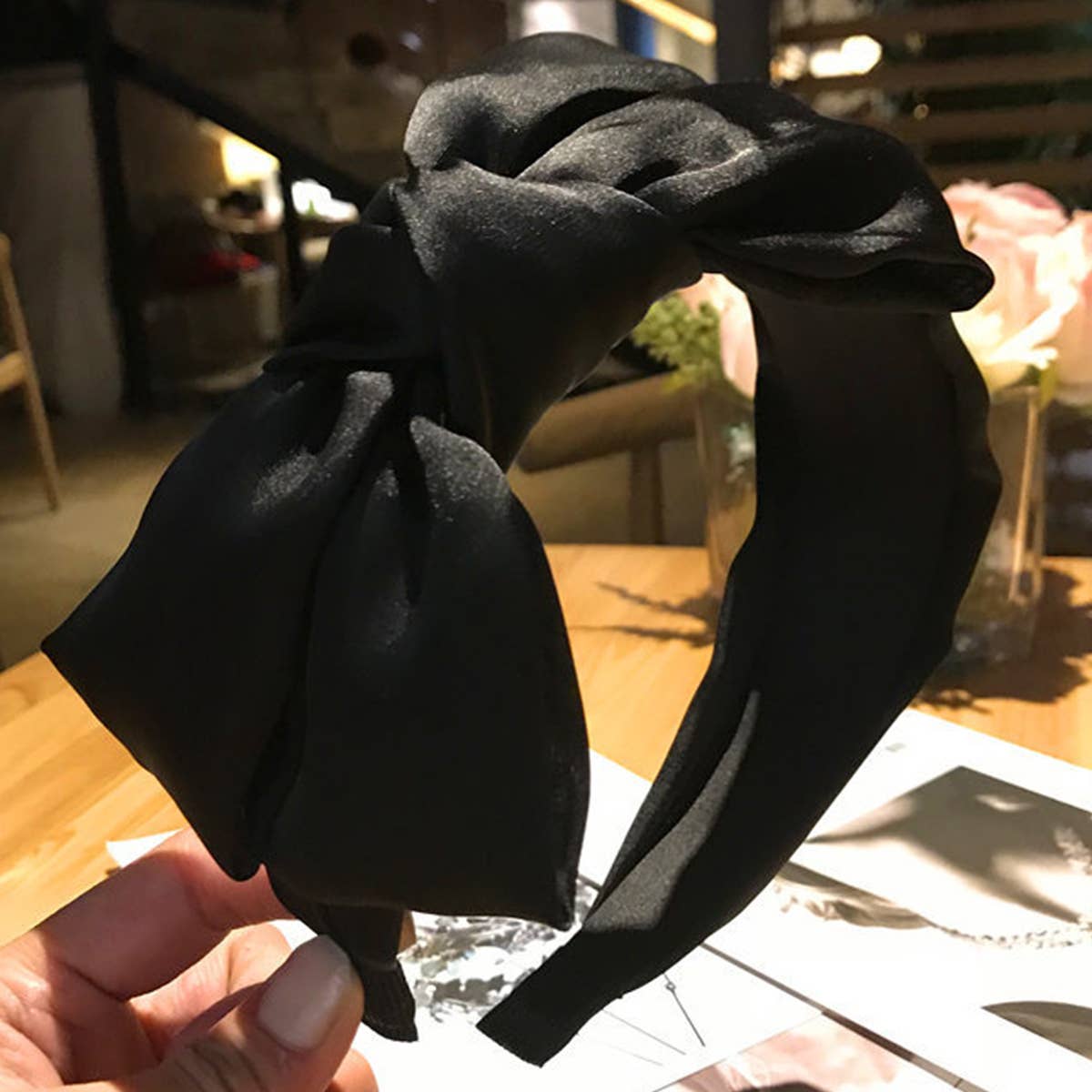 BOW DECOR HAIR HOOP_CWAHA0191