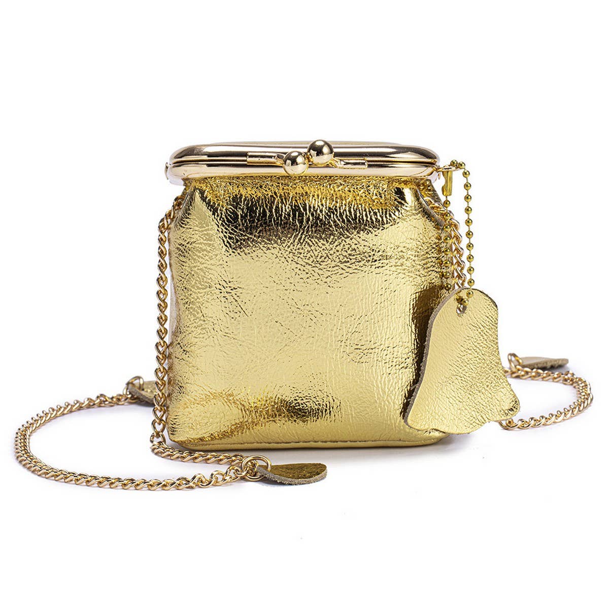 Mini Leather Chain Bag ? Cute Multi-Use Pouch_CUAB00390