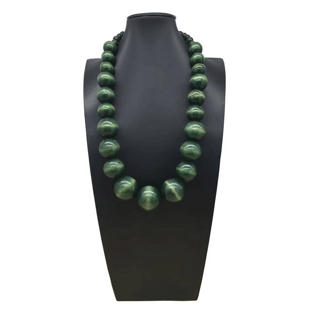 BOHEMIAN COLORFUL ROUND WOODEN BEADS NECKLACE_CWMM4866