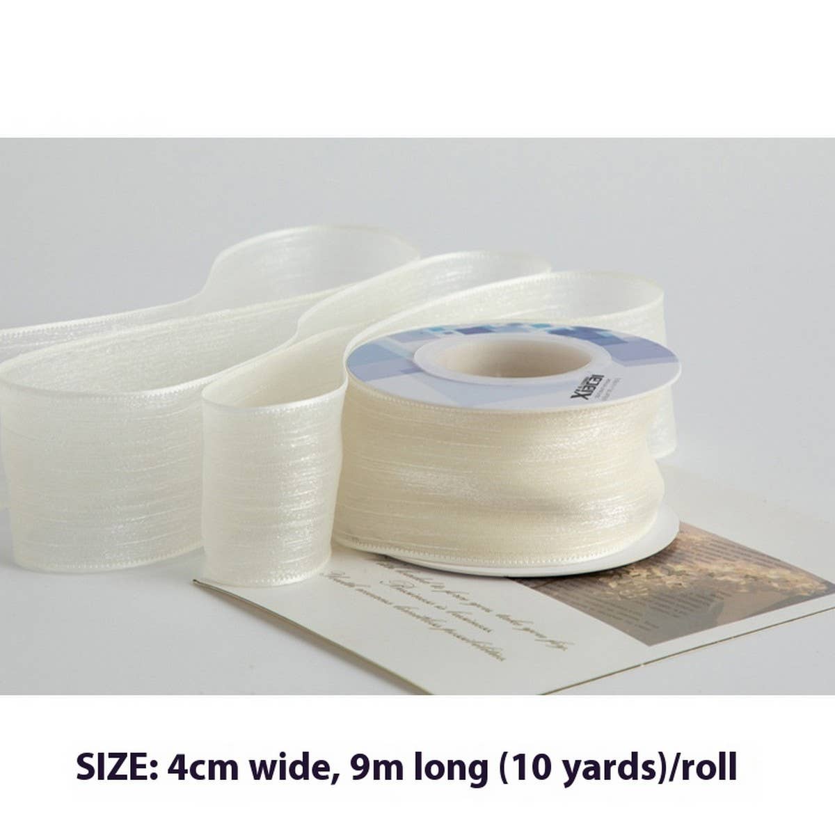 DIY BOW HAIR ACCESSORIES SNOW YARN RIBBON