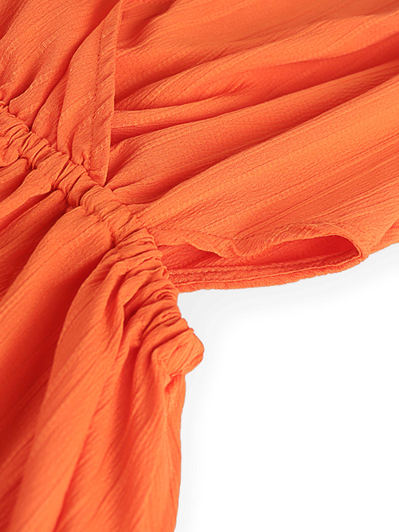 Waist-exposed V-neck sexy high-waisted dress