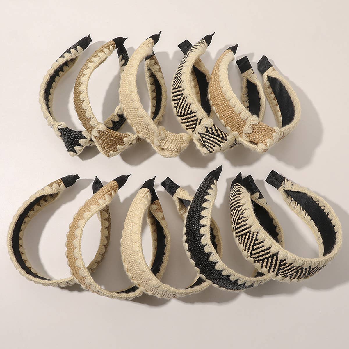 FASHION  WOVEN DECORATIVE HAIR HOOP_CWAHA0228