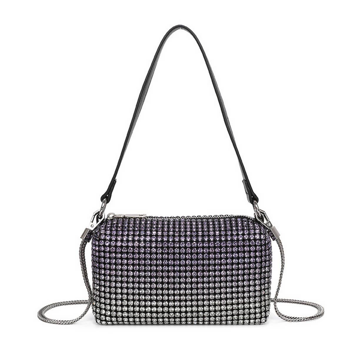 FASHION SMALL SQUARE RHINESTONE EVENING BAG_CWAB3581