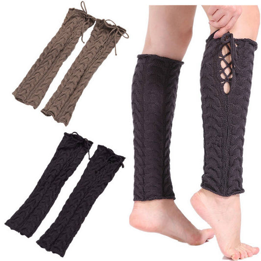 LEG WARMERS WITH LEG WRAPS AND LEG WRAPS