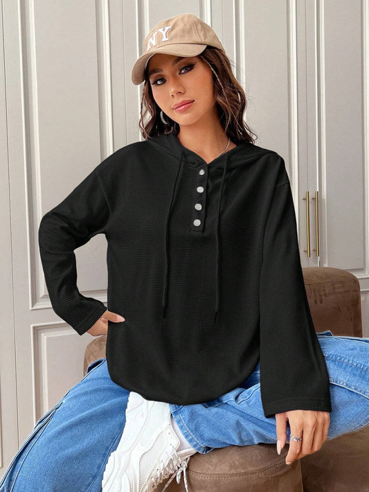 ALL-IN-ONE LONG-SLEEVED HOODED TOP FOR SLIMMING