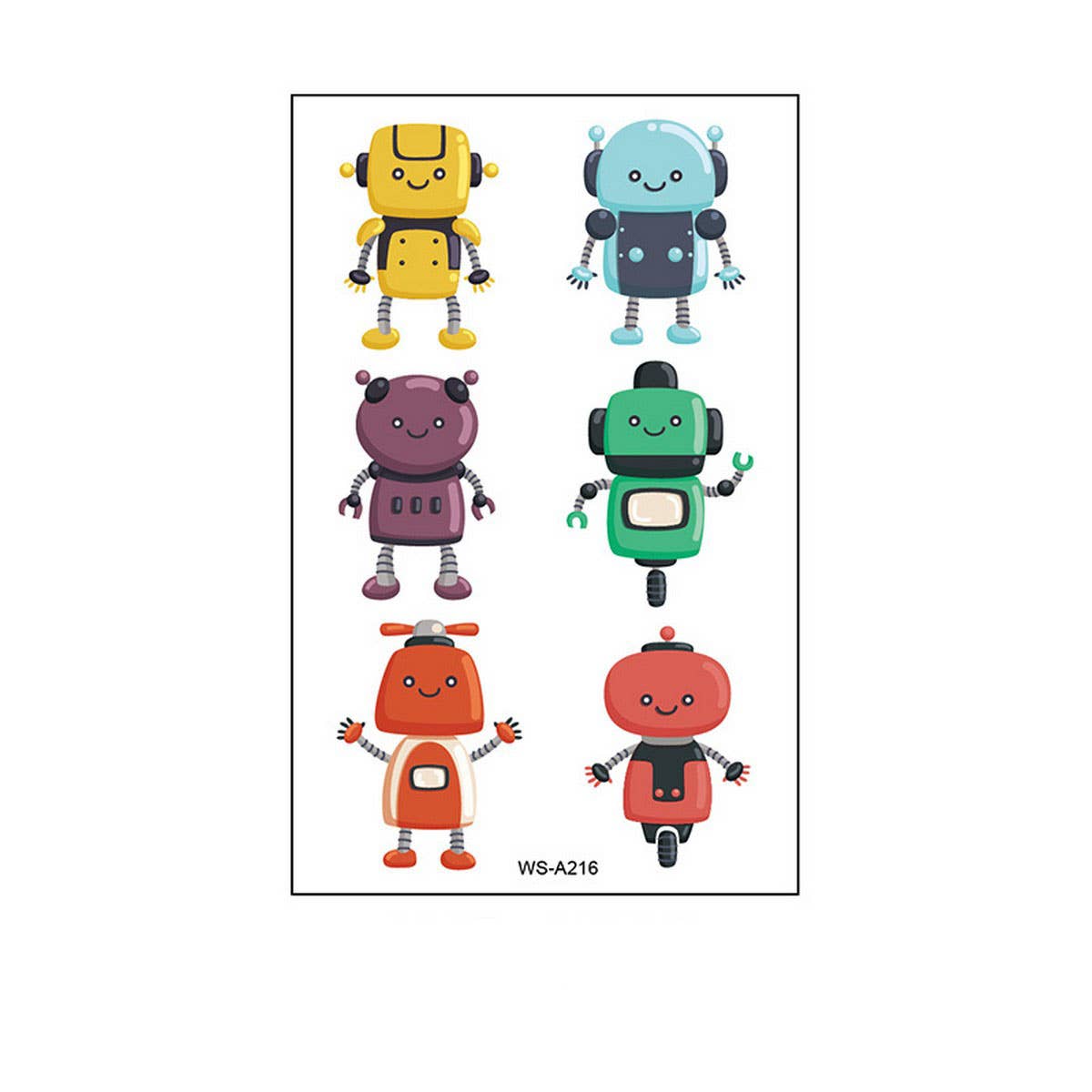 Cute Waterproof Temporary Tattoo Stickers Set