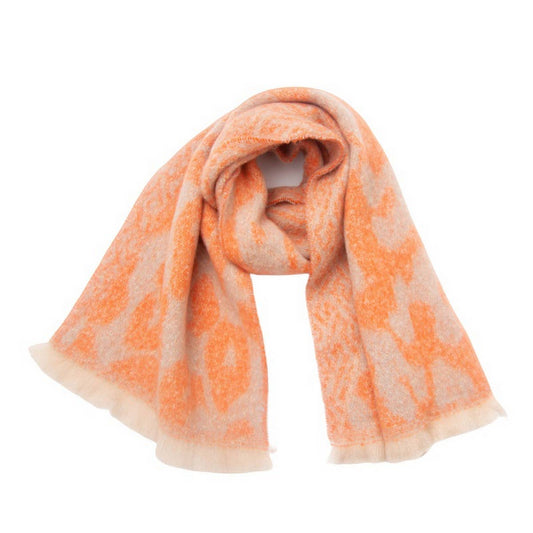 New Jacquard Leopard Print Scarf for Fall & Winter