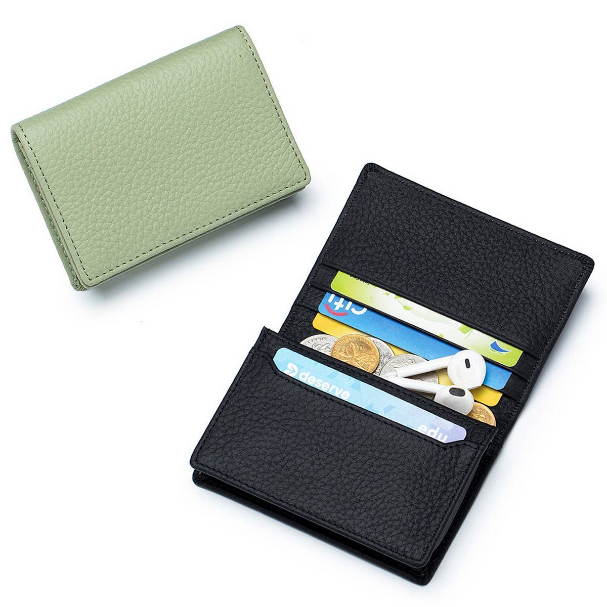 CASUAL TOPLAYER COWHIDE GENUINE LEATHER CARD HOLDER_CWAB3826