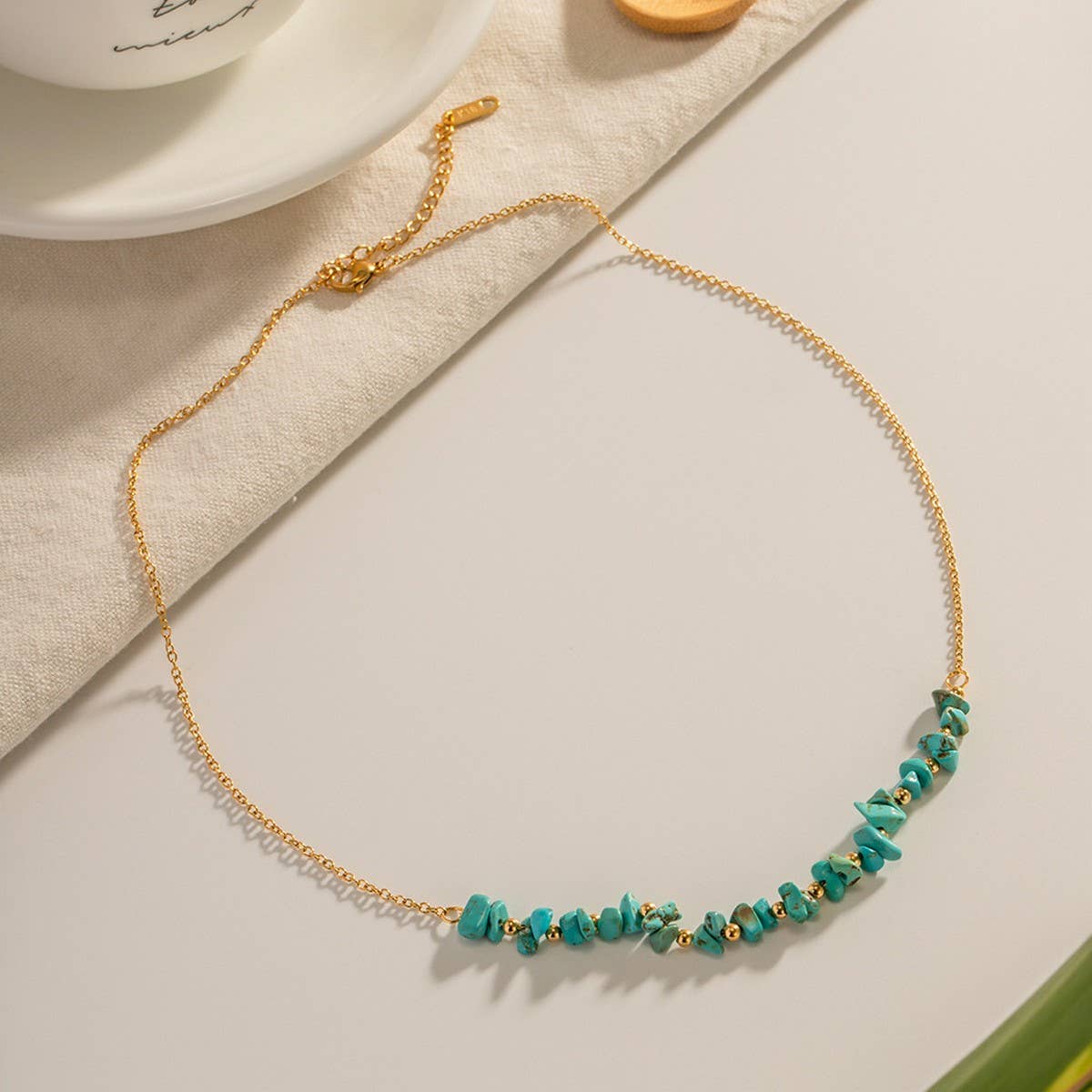 HIGH-END NATURAL STONE PENDANT NECKLACE