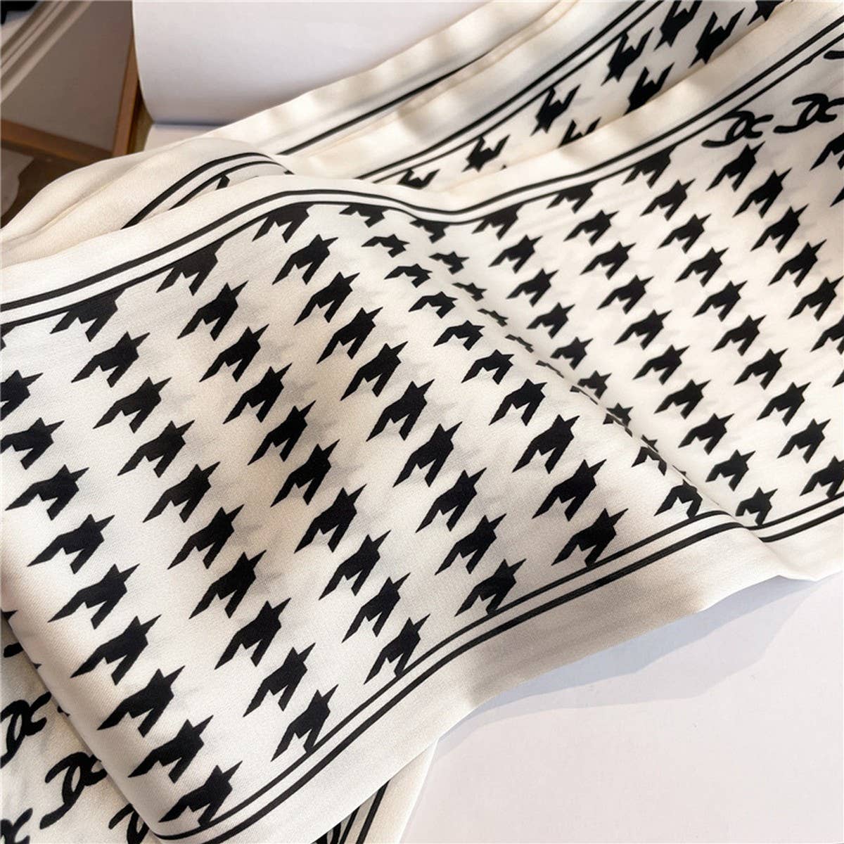 Skinny Silk Scarf for Hair, Neck or Bag Wrap_CWASC1512🎗️