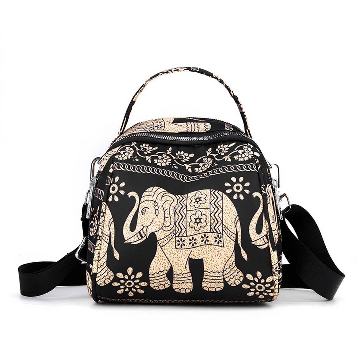 NYLON LARGE CAPACITY SHOULDER MESSENGER BAG_CWAB3488