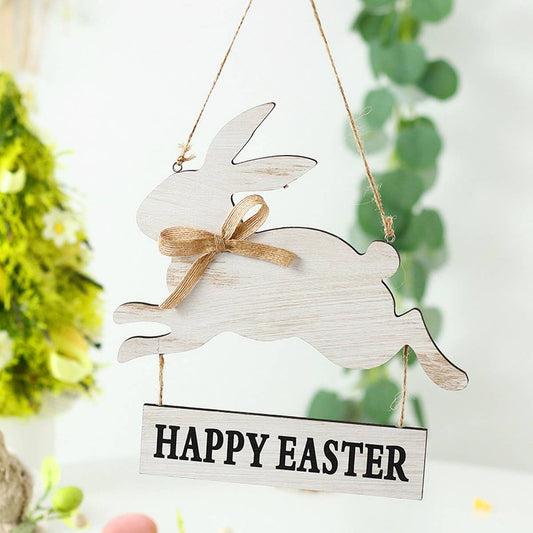 INS Bunny Letter Wooden Easter Wall Decor_CWMM9898